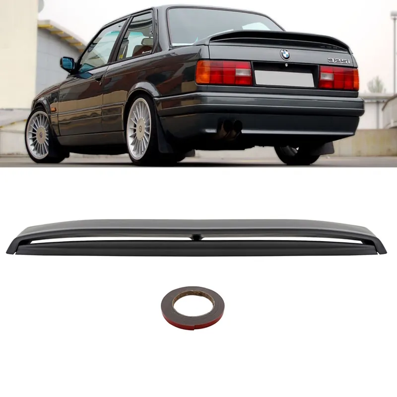 Online Kaufen Sport Heckspoiler / Hecklippe in Schwarz für BMW 3er E30 Limousine / Cabrio nicht für M3 mit ABE