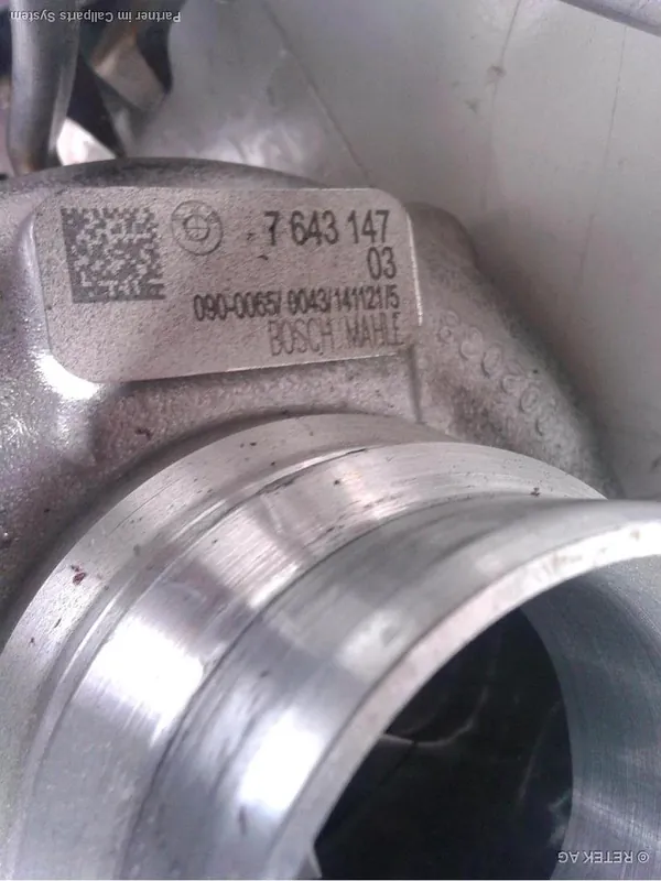 Turbolader und Luftzufuhr gebraucht BMW 1-ER (F20) (2011-) Baujahr 2015 Bestpreis