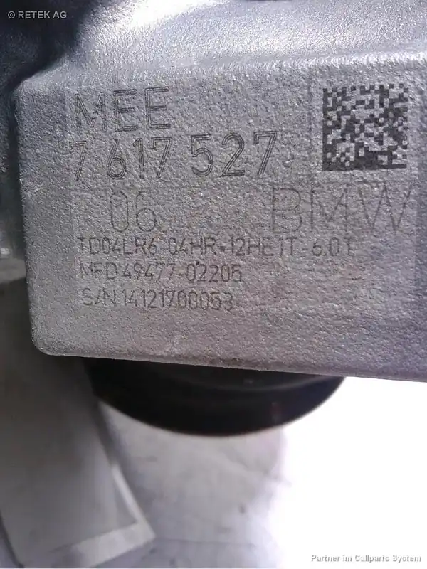 Turbolader und Luftzufuhr gebraucht BMW X1 F48 Baujahr 2015 Abverkauf