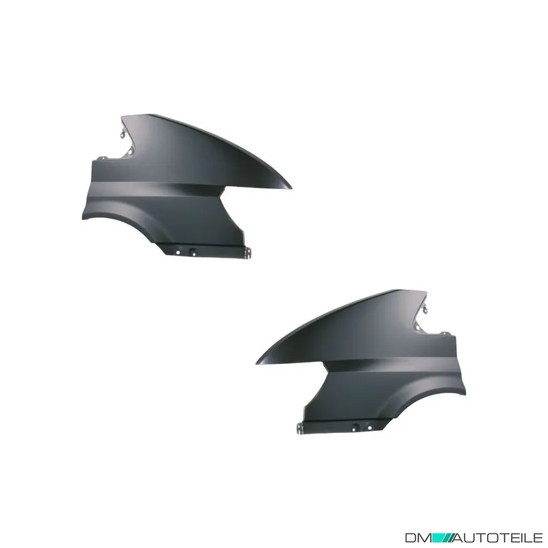 Markenware Kotflügel SET rechts+links vorne für Ford Transit Pritsche/Fahrgestell 00-06