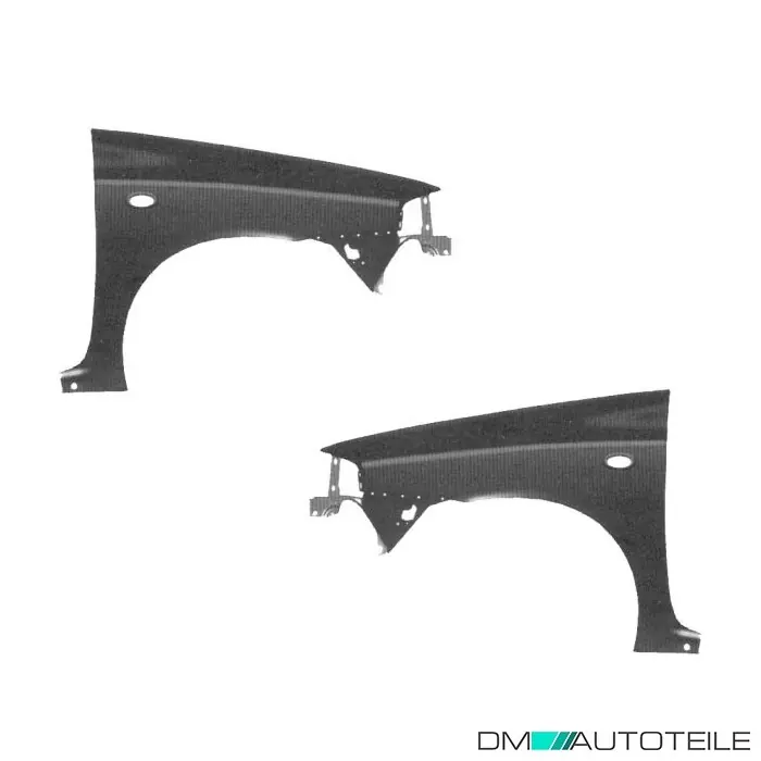 Kotflügel SET rechts+links vorne mit Blinkerloch passt für Fiat Punto 93-99 Top-Preis