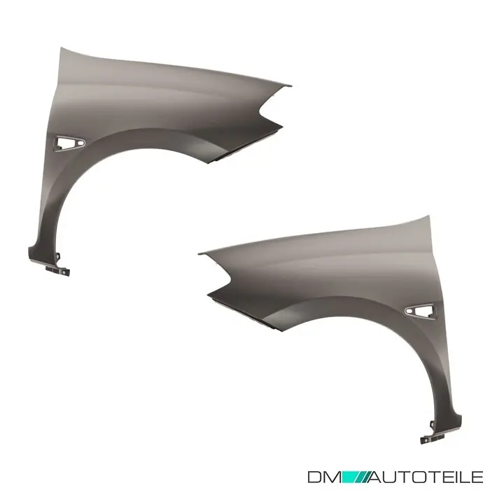 Kotflügel SET rechts+links vorne Blinkerloch passt für Renault Thalia II 09-12 Markenprodukt