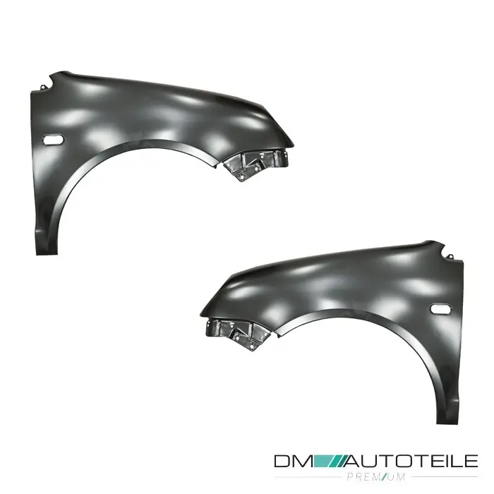 Kotflügel SET rechts+links vorne mit Blinkerloch passt für VW Polo 01-05 Sonderaktion