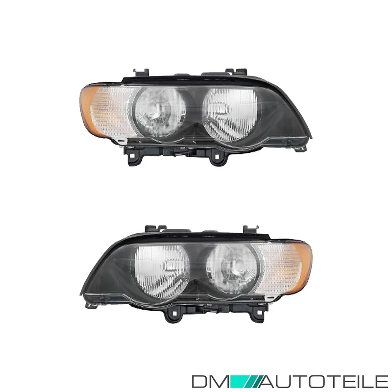Aktuell Scheinwerfer Blinker weiß H7 SET passt für BMW X5 (E53) Vorfacelift ab 00-03