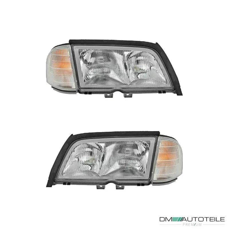 Sichere Zahlung Bosch Scheinwerfer H7 Blinker weiß SET passt für Mercedes C (W/S202) ab 96-01