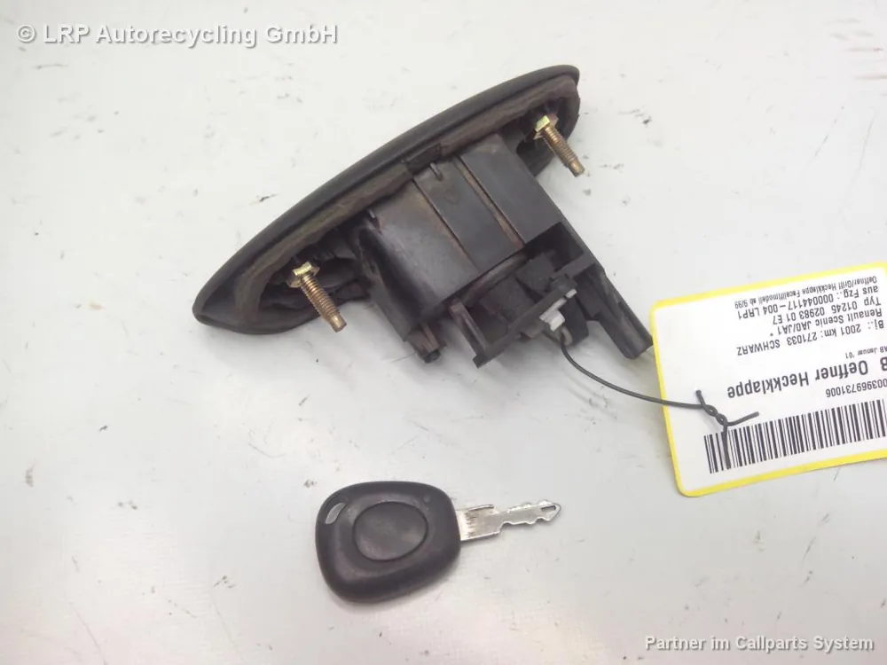 Markenware Heckklappe gebraucht RENAULT SCENIC JA0/JA1 Baujahr 2001